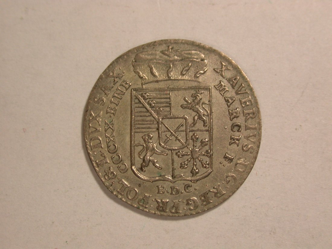  C02 Sachsen 1/24 Taler 1768 in fast ST/St !!  RR   Orginalbilder   