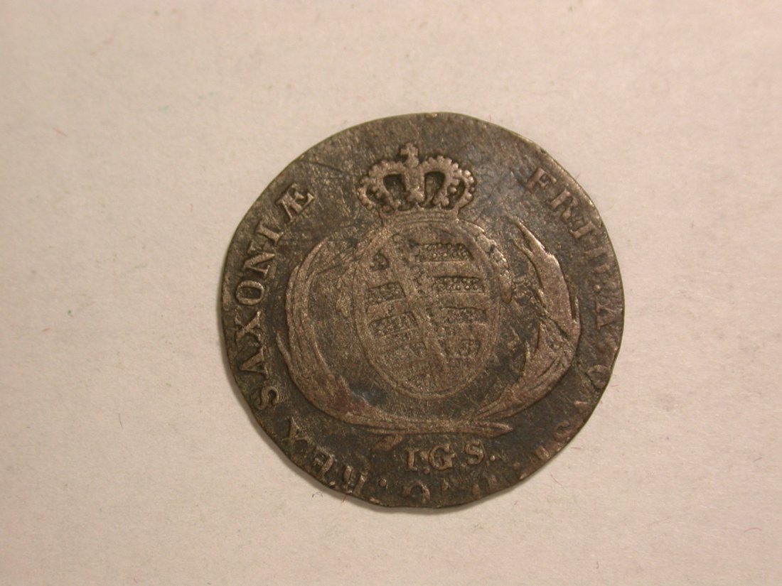  C02 Sachsen 1/24 Taler 1817 in ss/ss+  Orginalbilder   