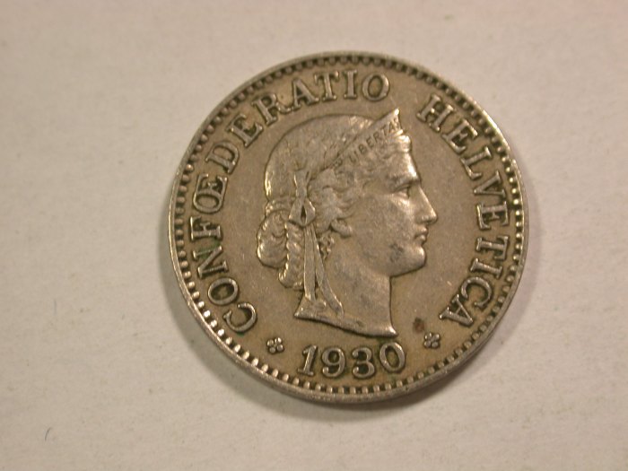  C03 Schweiz  10 Rappen 1930 in ss+   Orginalbilder   