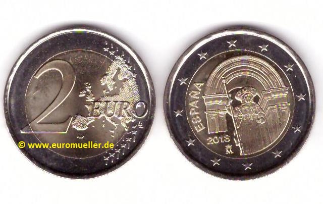 Spanien 2 Euro Gedenkmünze 2018...Compostela   