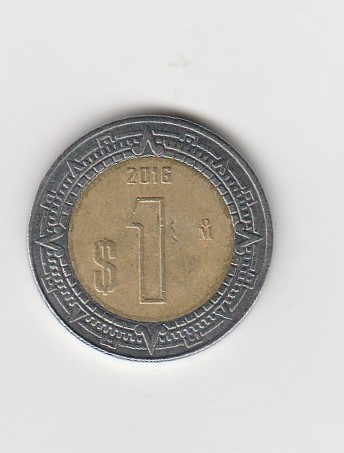  1 Peso Mexiko 2016 (I136)   