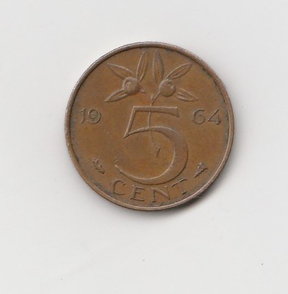  5 cent Niederlanden 1964 (I159)   