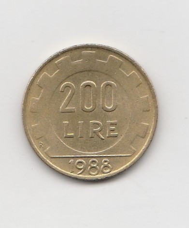  200 lire Italien 1988 (I164)   