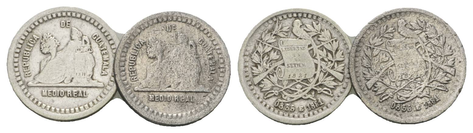  Guatemala, 1/2 Real, 1881   