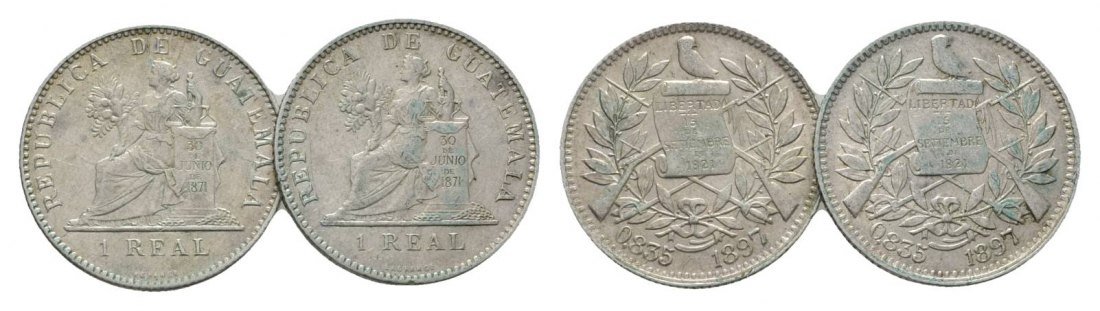  Guatemala, 1 Real, 1897   