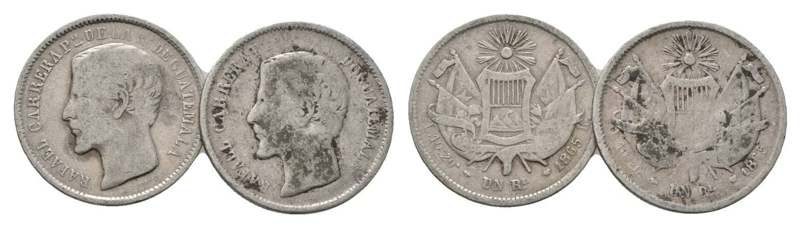  Guatemala, 1 Real 1865   