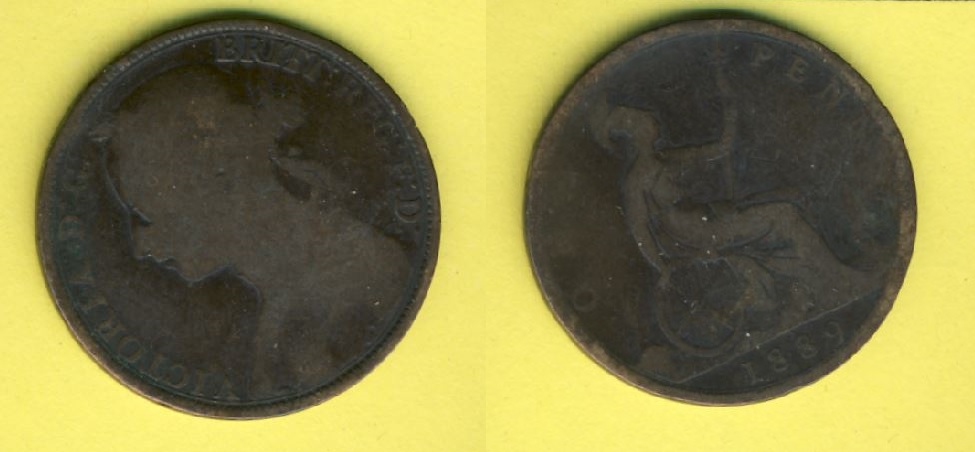  Großbritannien 1 Penny 1889   