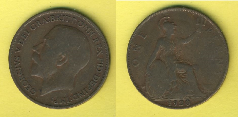  Großbritannien 1 Penny 1920   