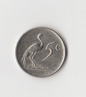 5 Cent Süd- Afrika 1977 (I190)