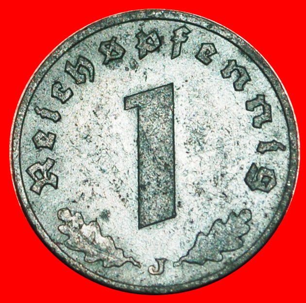  √ SWASTIKA: GERMANY ★ 1 PFENNIG 1940J!  TYPE 1940-1945 LOW START ★ NO RESERVE!   