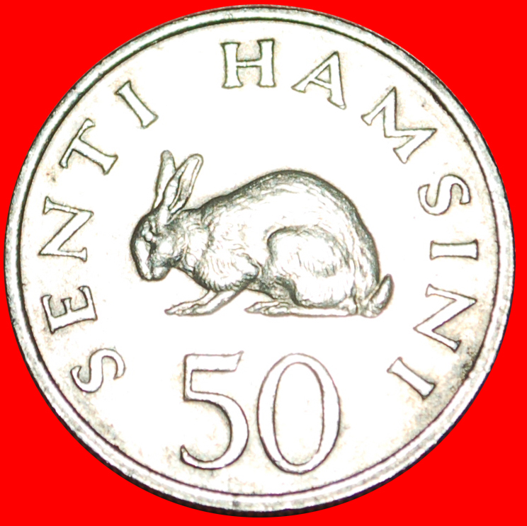  √ RABBIT: TANZANIA ★ 50 SENTI 1966! LOW START ★ NO RESERVE!   