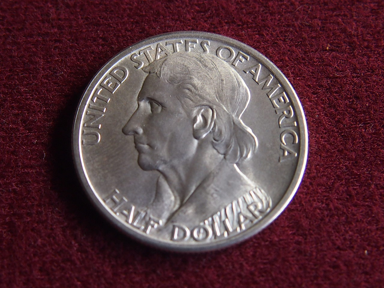 USA 1/2 Dollar 1934 200. Geburtstag von Daniel Boone Silbermünze ST