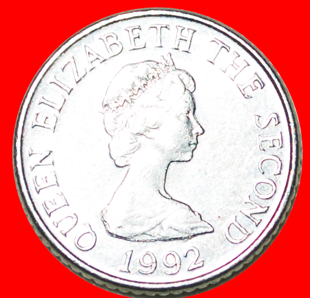  * GROSSBRITANNIEN: JERSEY ★ 5 PENCE 1992 TURM! OHNE VORBEHALT!   