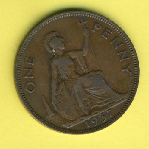  Großbritannien 1 Penny 1937   