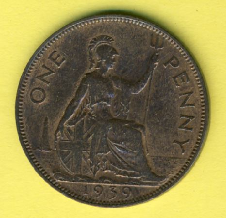  Großbritannien 1 Penny 1939   