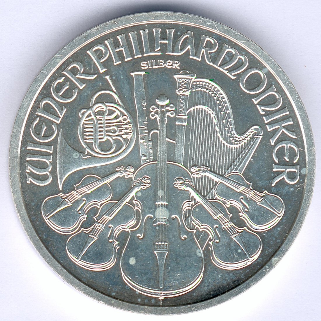 Österreich 1,5 Euro 2010 Wiener Philharmoniker 1 UNZE 31,1g 999er Silber (10465)