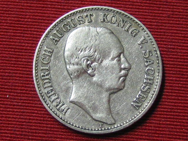  KR 2 Mark Sachsen 1905 E Friedrich August   