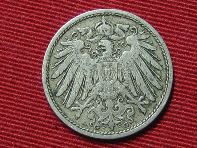  KR 10 Pfennig 1903 G seltener   