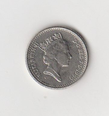  Großbritannien 5 Pence 1990  (I231)   