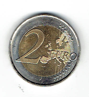  2 Euro Spanien 2015 (Europaflagge)(g1115)   