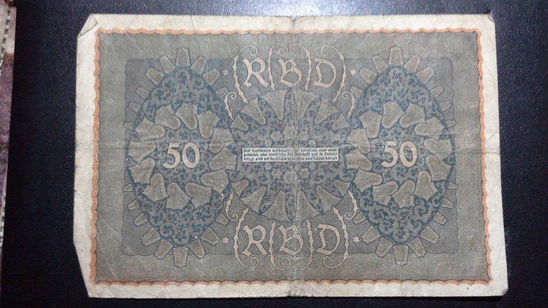  50 Mark  Deutsches Reich ( 24.6.1919) (g1000)   
