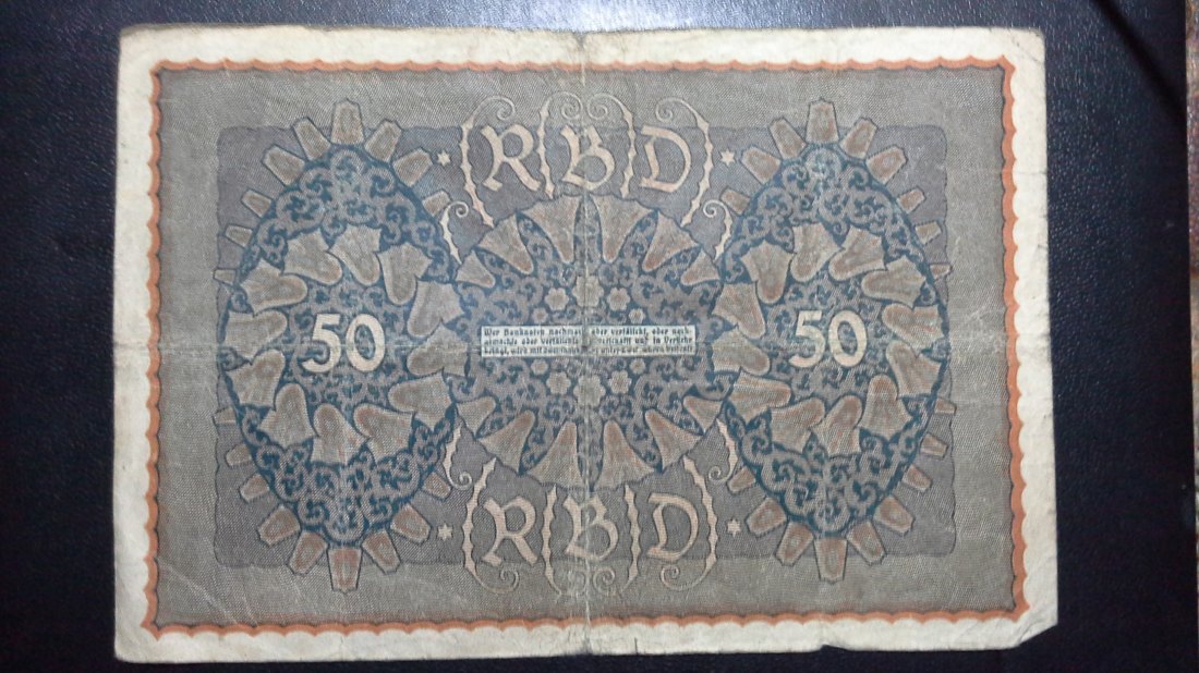  50 Mark  Deutsches Reich ( 24.6.1919) (g1001)   