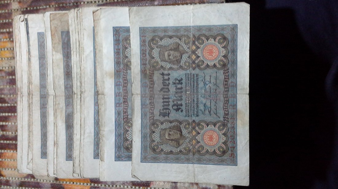  50 x 100 Mark  Deutsches Reich (1.11.1920) (g1004)   