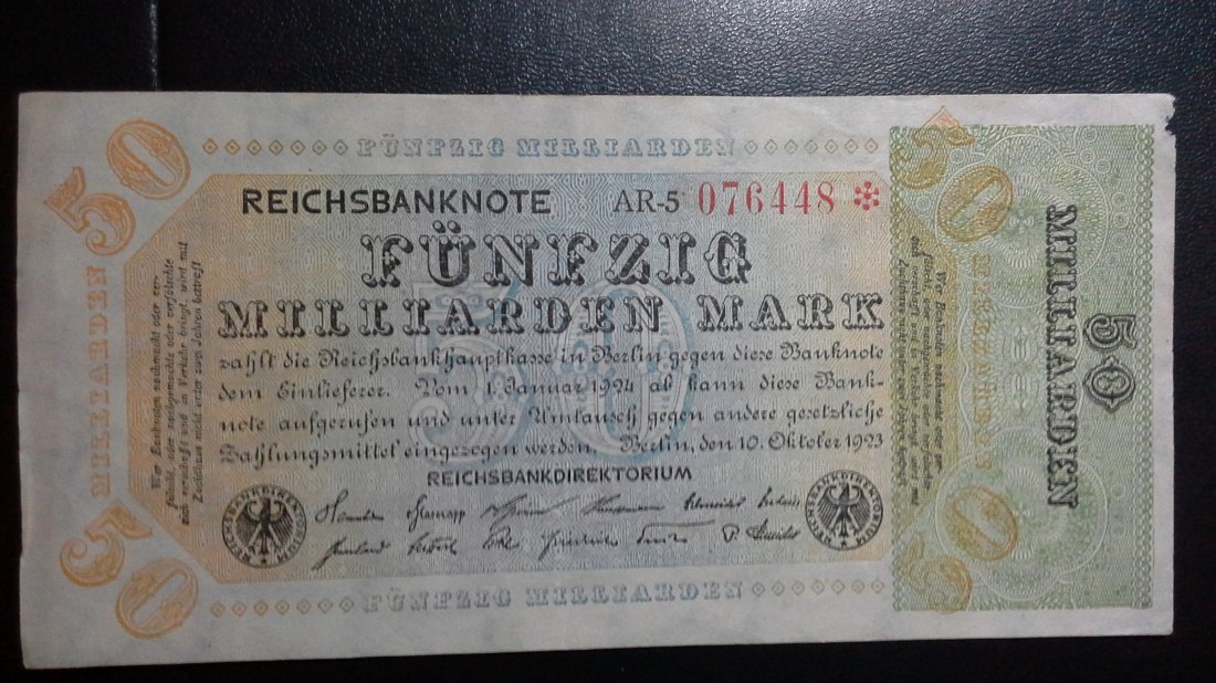  50 Mill. Mark  Deutsches Reich (1.1.1924) (g1036)   