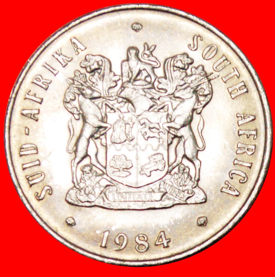  ★FLOWER: SOUTH AFRICA ★ 20 CENTS 1984 UNC! LOW START ★ NO RESERVE!   