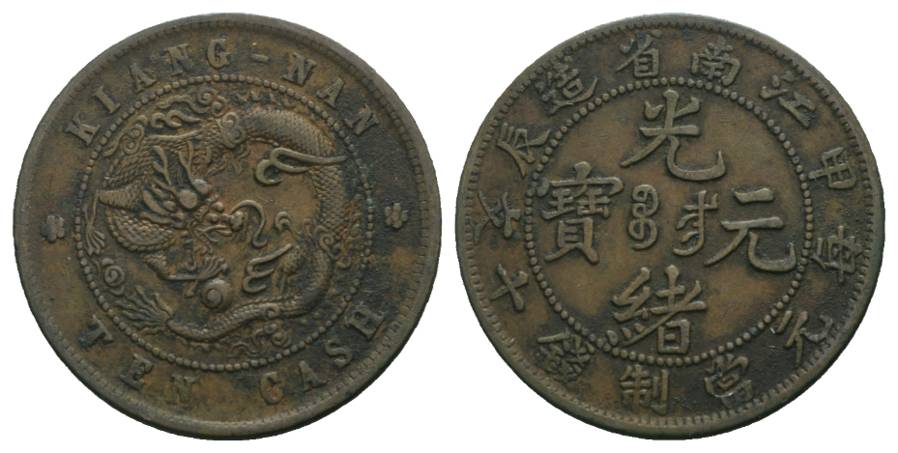  China, Kupfermünze, Ø=28,4 mm, 7,49g   