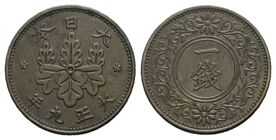  China, Kupfermünze, Ø=23 mm, 3,76g   