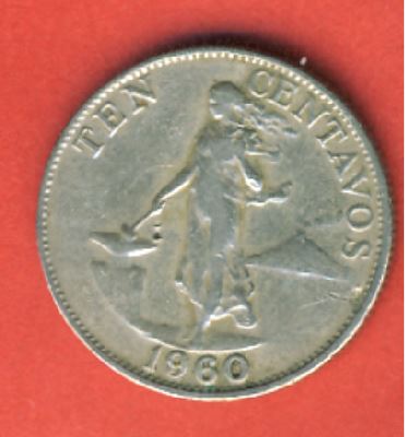  Philippinen 10 Centavos 1960   