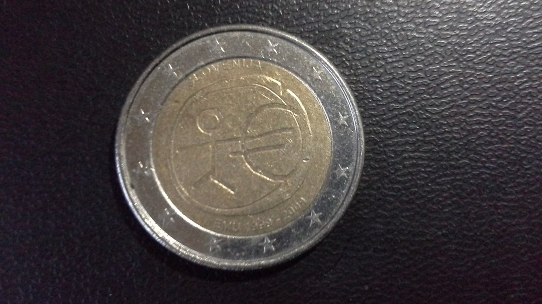  2 Euro Slowenien 2009(10 Jahre Euro)(g1153)   