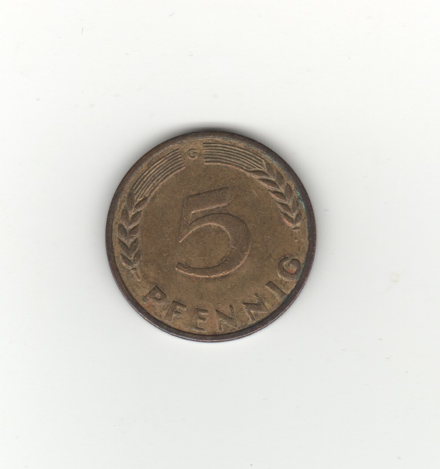  Deutschland 5 Pfennig 1950 G   