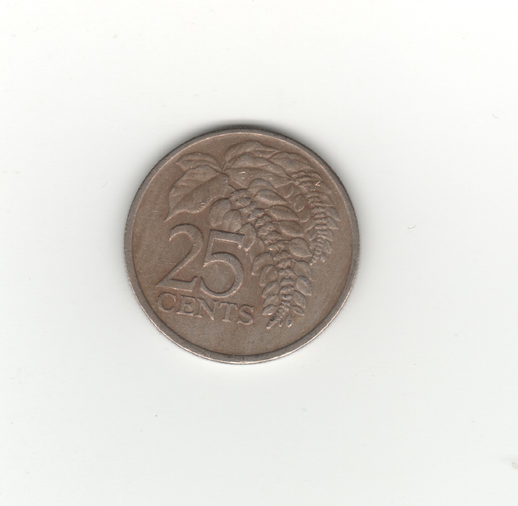  Trinidad & Tobago 25 Cents 1976   