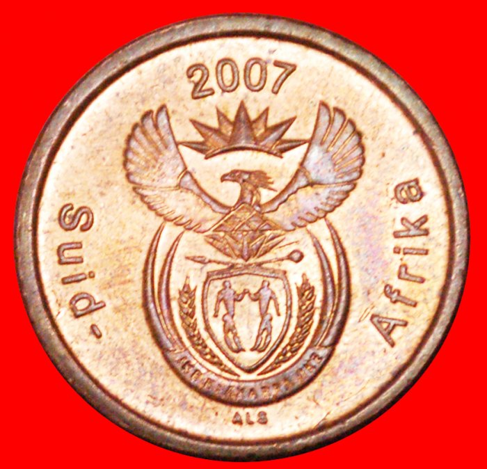  § CRANE: SOUTH AFRICA ★ Suid-Afrika 5 CENTS 2007 MINT LUSTER! LOW START ★ NO RESERVE!   