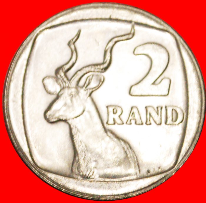  § ANTELOPE: SOUTH AFRICA ★ 2 RANDS 1991 MINT LUSTER! LOW START ★ NO RESERVE!   