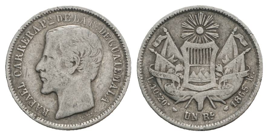  Guatemala, Real, 1865   