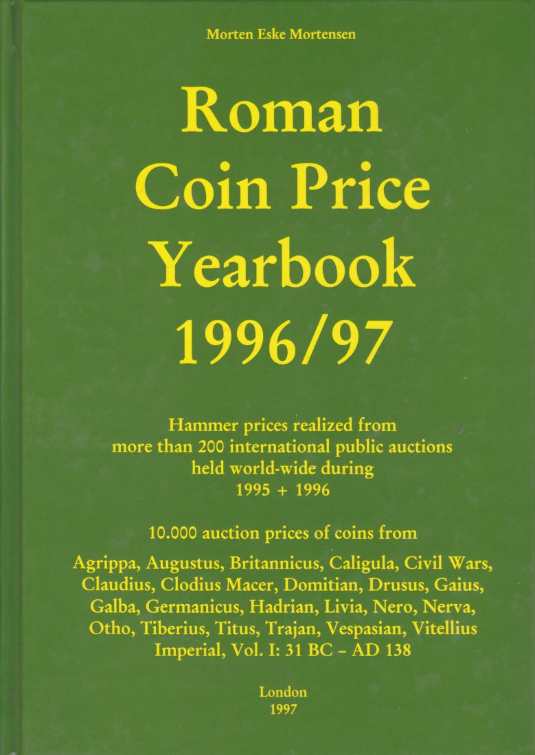  M.E. Mortensen/ Roman coin price yearbook 1996/97   