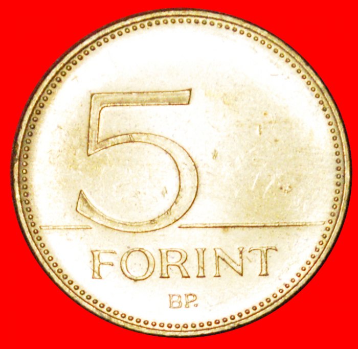  √ VOGEL: UNGARN ★ 5 FORINT 2015 VZGL STEMPELGLANZ!   