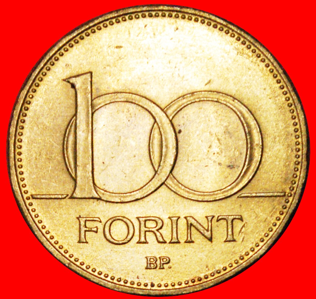  √ YELLOW TYPE (1992-1998): HUNGARY ★ 100 FORINT 1996 MINT LUSTER! LOW START ★ NO RESERVE!   