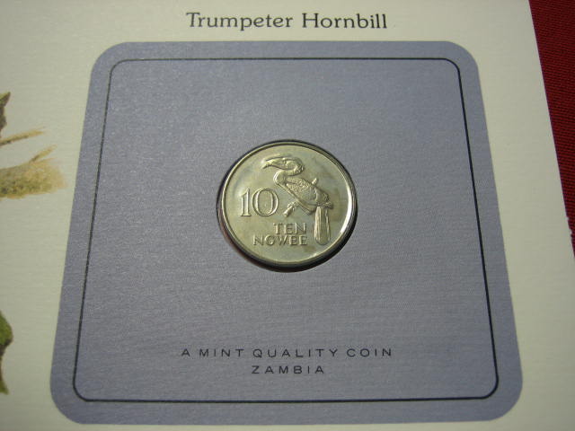  Bird Coins of the World Trompeter Hornvogel   