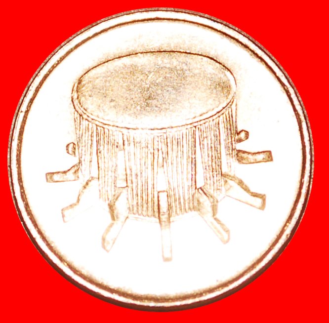  √ DRUM: MALAYSIA ★ 1 CENT 1999 MINT LUSTER! LOW START ★ NO RESERVE!   