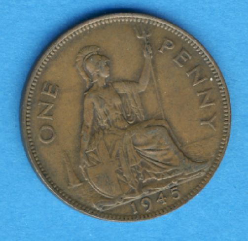  Großbritannien 1 Penny 1945   