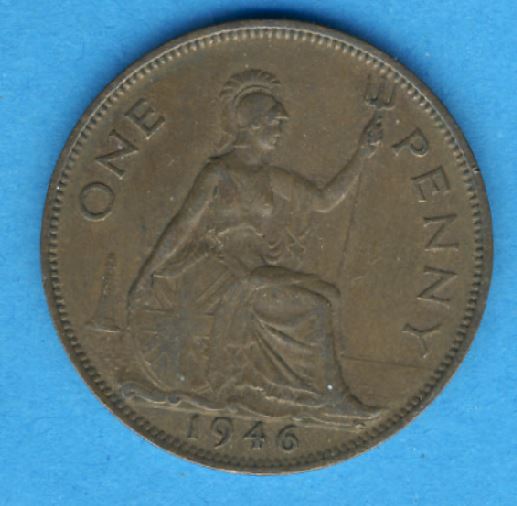  Großbritannien 1 Penny 1946   