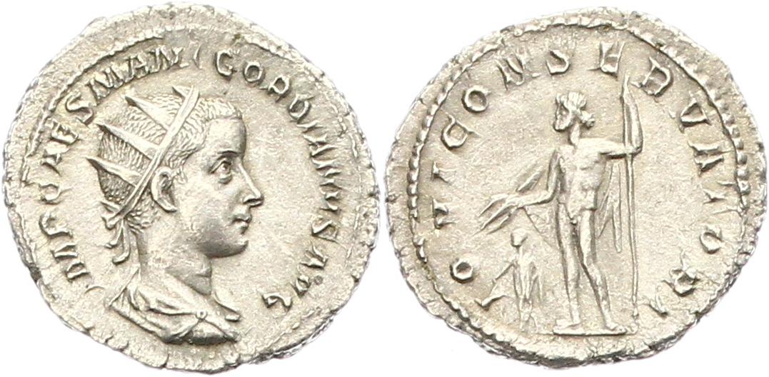  0187 Römer Kaiserzeit Gordian III. Antoninian Iovi Conseervatori   