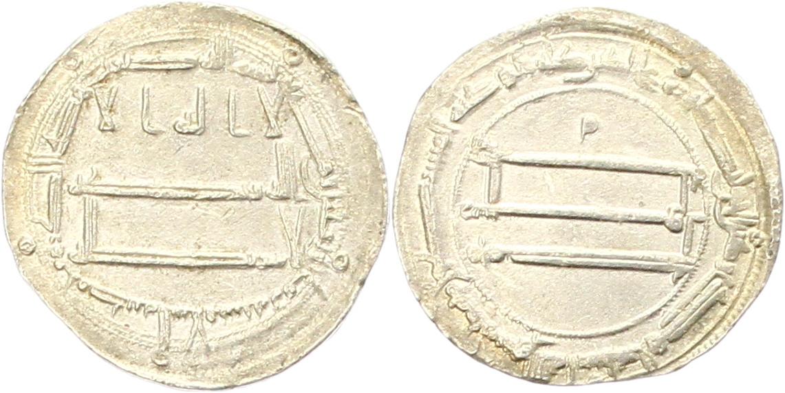  0191 Arabian Abbasiden Harun al Rashid Dirhem 188/803 Bagdad   