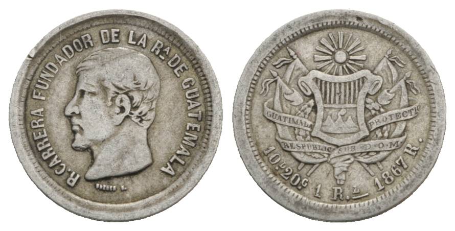  Guatemala, Real, 1867   