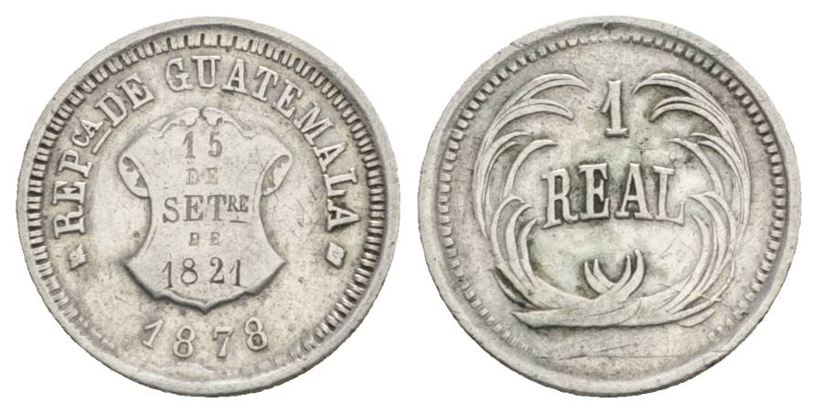  Guatemala, Real, 1878   