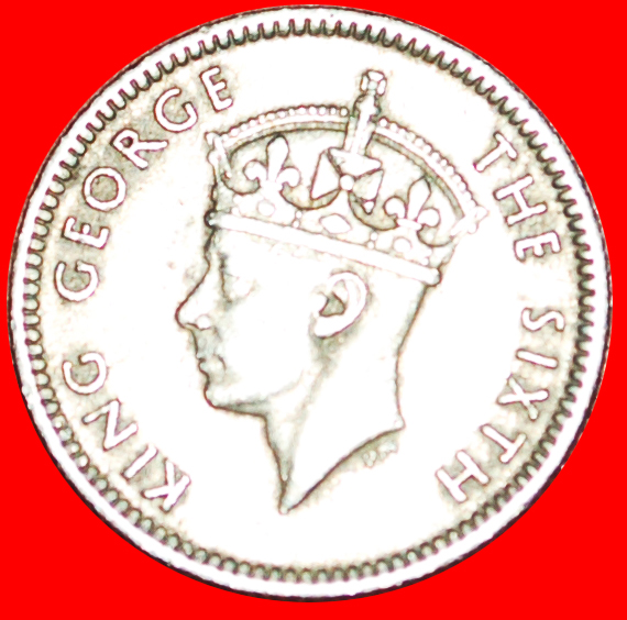  √ GROSSBRITANNIEN: MALAYA ★ 5 CENTS 1948 GEORGE VI (1936-1952)!   